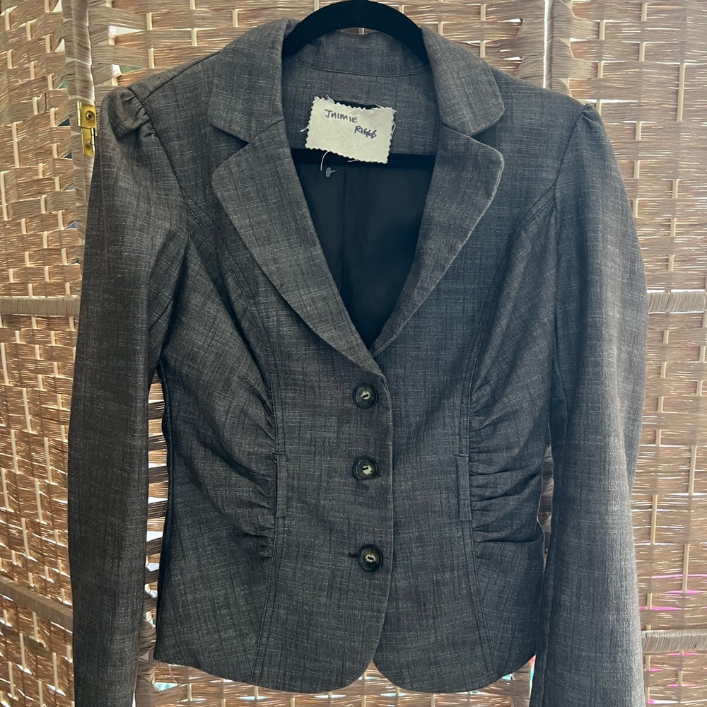Vintage 90s French Button Blazer